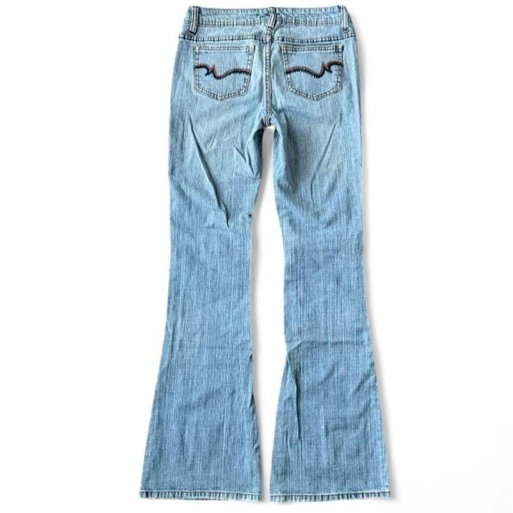 Y2K SO Low Rise Light Wash Flare Jeans – Size 1 Regular Waist 25”